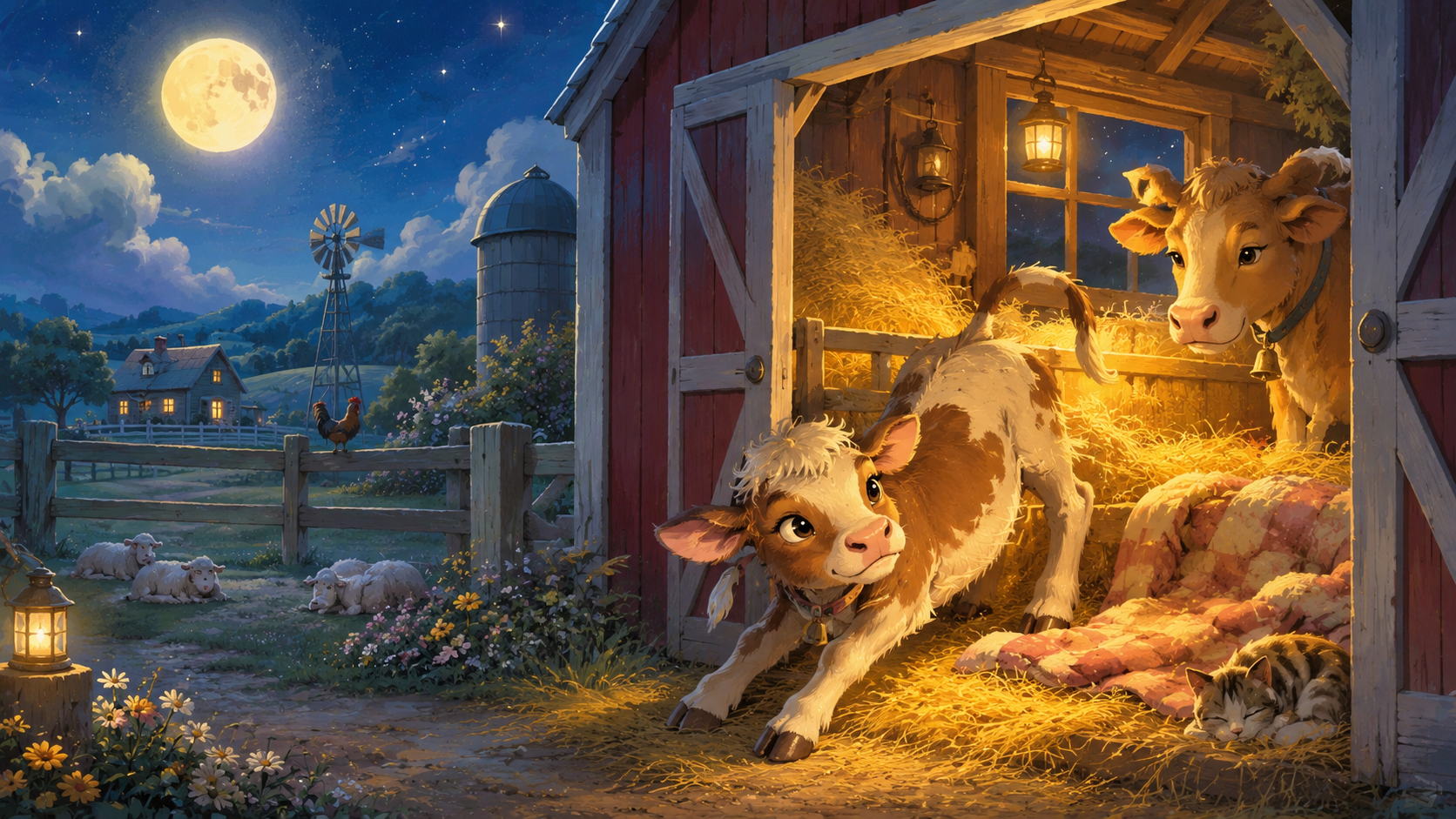 The Calf Who Wouldn't Go to Bed